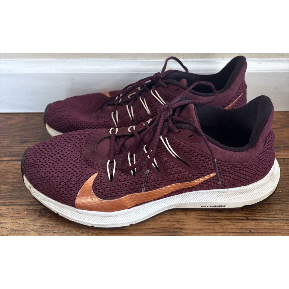 Nike Quest 2 Running Shoes Women's Burgandy Pink Training Sneakers Sz 8.5
